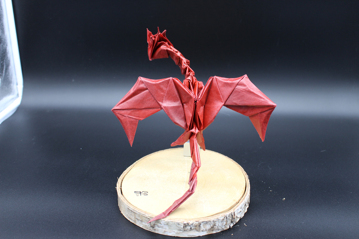 Dragon en origami